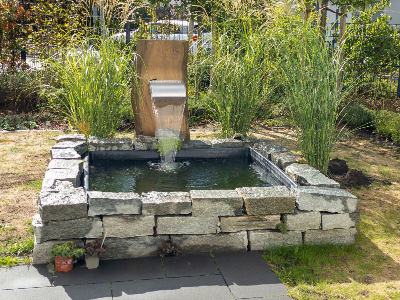 Water Features in Finalized Gardens